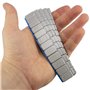 50 Haskyy masses d'équilibrage I poids autocollants en acier I 50x barre adhésive avec rebord détachable 12*5g I zinguées et pla