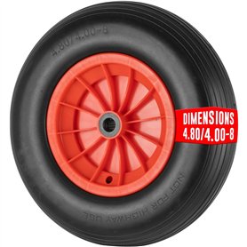 Tente 0096070900 Roue increvable ø 389 mm Noir