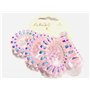 Lulu Castagnette - Lot de 4 Elastiques pour Cheveux - Élastiques à Cheveux en Spirale - Elastiques à Cheveux Sans Trace - Tous T