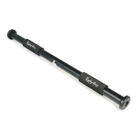 Body One - Barre de Traction de Porte Ajustable 62-95cm - Acier Robuste - Montage Rapide - 2 Grips en Mousse pour Confort et séc