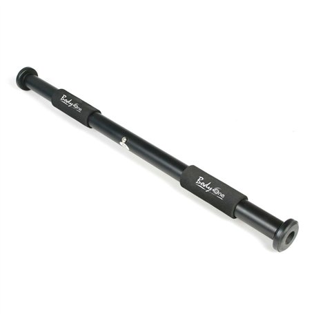 Body One - Barre de Traction de Porte Ajustable 62-95cm - Acier Robuste - Montage Rapide - 2 Grips en Mousse pour Confort et séc