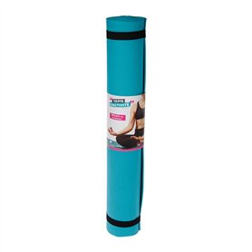 UPFIT - Tapis d'activités Dimensions: 180x60cm Couleur: Bleu 2 élastiques pour maintenir roulé Facile à ranger et transporter -M