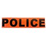 Vegaoo Brassard Police réglable Adulte - Orange - Taille Unique