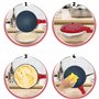 Crêpière Electrique 800 w - Venteo - confort - antiadhérente - facile d'utilisation - idéal crêpes