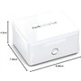 Audinell PerfectDry Lux - Boîte de séchage et déshumidificateur appareils auditifs - avec lampe UV-C - Élimine l'Humidité et la 