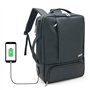 6’’ USB et Serrure Bi matière Tissu Oxford Chiné et P