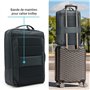 Waytex 71056 Sacoche - Sac à Dos Multifonction (2 en 1) pour Ordinateur 15,6’’ USB et Serrure Bi matière Tissu Oxford Chiné et P