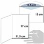 Carte ANNIVERSAIRE en Or Doré Brillant pour Pêcheur à la ligne Canne Moulinet épuisette Appâts Poissons Animaux Nature Livrée av