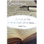 AFIE 64-1044-B Carte Sincères Condoléances avec Enveloppe Blanche - Argenté Brillant Chemin Citation Charles Péguy Stylo Plume L