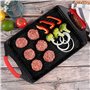 Kamberg - Plancha Grill 45x27 cm - Fonte d'aluminium - Revêtement Type Pierre - Tous feux dont Induction - Sans PFOA/PFAS