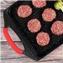 Kamberg - Plancha Grill 45x27 cm - Fonte d'aluminium - Revêtement Type Pierre - Tous feux dont Induction - Sans PFOA/PFAS