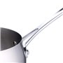 Kamberg - Batterie 5 Casseroles inox 12 / 14 / 16 / 18 / 20 cm - Acier Inoxydable Haute Qualité - Poignée anti chaleur Argent De