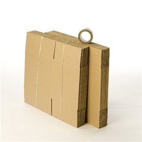 carton demenagement - 20 cartons à livres avec 1 adhésif gratuit