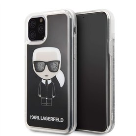 CG MOBILE Karl Lagerfeld Coque de Protection Rigide en TPU pour iPhone 11 Pro avec Lunettes de Soleil liquides