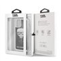 CG MOBILE Karl Lagerfeld Coque de Protection Rigide en TPU pour iPhone 11 Pro avec Lunettes de Soleil liquides, Noir à Paillette