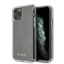 Guess Coque pailletée GUHCN65PCGLSI pour iPhone 11 Pro Max Argenté
