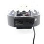 BoomToneDJ Color Ball Boule Disco 3 LED RGB 3W Multi Faisceaux Anneaux de couleurs, Boule de lumière 82 facettes. Télécommande i