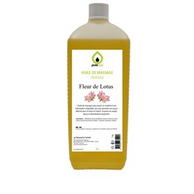 Huile de massage Végétale parfumée Fleur de Lotus