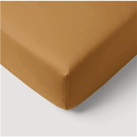Drap housse - P'TIT DODO - 70 x 140 cm - Jersey - Caramel