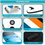 ADRN Paddle Gonflable 2 Personnes Sup Two 12' 32'' 6'' (366x81x15cm) Pack Complet Stand up Paddle avec Dérive Centrale, Pompe, 2