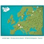 Ajile® - Lot de 50 pièces - Taquet plastique rond d'étagère diam. 16 mm avec méplat, à clouer BLANC - BTE216