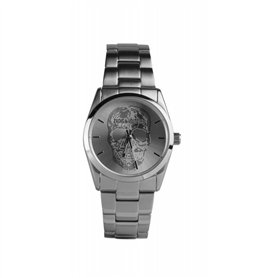 Zadig & Voltaire - Montre Mixte Adulte Quartz- Affichage Analogique bracelet Acier Inoxydable Argent et Cadran Blanc ZV031-FM