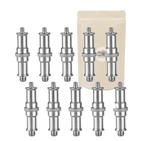 X10 Spigot Metal 1/4 3/8 Adaptateur Pied Flash Studio rotule Standard Kodak congres Support projecteur Universel