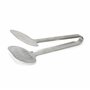 PARENCE.- Pince de Cuisine en Acier Inoxydable - Pince de Service Rainurée Spéciale Hamburger - Polyvalent