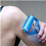 PARENCE.- Rouleau de Massage avec Manche – Rouleau à Picots pour Tonification Corporelle et Effet Anti-Cellulite – Idéal aussi p