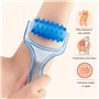 PARENCE.- Rouleau de Massage avec Manche – Rouleau à Picots pour Tonification Corporelle et Effet Anti-Cellulite – Idéal aussi p