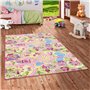 PARENCE.- Tapis de Jeu Enfant 100x150cm - Tapis d'Éveil Bébé Modèles Aléatoires Ville Interactive ou Circuit de Voiture - Modèle