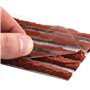 PARENCE.- Kit de Réparation de Pneu Tubeless - 5 Mèches 100 mm + Colle 10 ml + Fraise & Poinçon avec Poignée en T - Kit Crevaiso