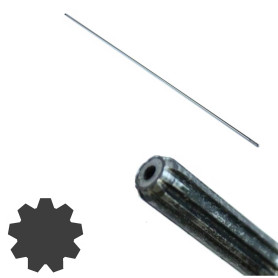 Pièce détachée d'origine Constructeur: Axe/Tige de Transmission 9 Dents de Chaque coté