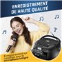 KLIM Lecteur CD & Lecteur Cassette Audio, AM/FM Poste Radio CD, Lecteur CD Bluetooth, Son stéréo, Télécommande, Enregistrement d