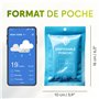 ZENO Poncho Pluie Imperméable Jetable - Pack Familial - Cape de Pluie Femme Homme - Poncho Enfant Transparent avec Capuche - Imp