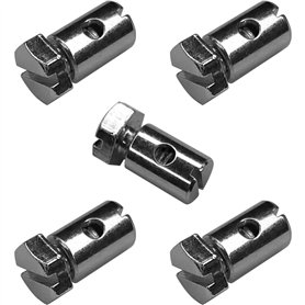 cyclingcolors 5x serre câble universel à visser butée fixation câble vélo cyclo moto scooter tondeuse tracteur (6x9mm)
