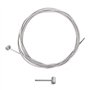 CABLE SOUPLE ACIER 2.5MM x 2.5M TETE MARTEAU Ø9x10MM MOTOCULTEUR TRACTEUR TONDEUSE MOTOCULTURE ACCELERATEUR FREIN TRACTION EMBRA