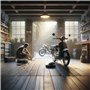 cyclingcolors Gaine 6mm Noir Fil Plat cyclomoteur Moto mobylette motoculteur Tracteur, 3 mètres