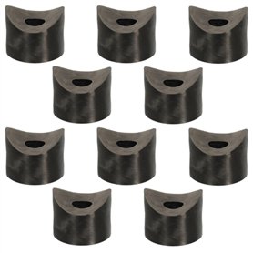 cyclingcolors 10x entretoise plastique rondelle fixation M8 tube diamètre 25mm cale chaise mobilier outillage
