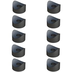 cyclingcolors 10x entretoise plastique concave simple cale tube axe rondelle support