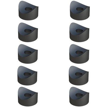 cyclingcolors 10x entretoise plastique concave simple cale tube axe rondelle support