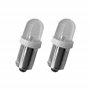 cyclingcolors 2x Ampoule 12V 4W BA9S LED veilleuse plaque immatriculation voiture moto clignotant lampe feu phare culot baionnet
