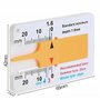 cyclingcolors Jauge de Profondeur Pneu 0-20mm Outil de Mesure Contrôle Bande Roulement Lecture Facile Voiture Moto Van SUV Camio
