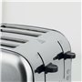 H.Koenig TOS14 Grille Pain Toaster 4 Tranches Fentes larges Inox vintage, 6 Niveaux de brunissage, Décongélation, Rapide et unif