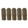 Exceart Préservatif 5Pcs de en Fibre d'argent de Doigts (Gris) Latex Jetable