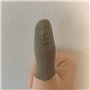 Exceart Préservatif 5Pcs de en Fibre d'argent de Doigts (Gris) Latex Jetable