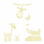 LOOLIPO - POCHOIRS - DANS LA SAVANE - 6 pochoirs - 14 x 14 cm - Pochoirs, tampons & encreurs - Pochoirs - Loisir créatif - Activ