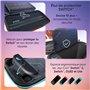 Oniverse Etui de Protection Compatible avec Nintendo Switch 2/OLED/Switch - Pochette de Transport Rigide imperméable à poignée, 