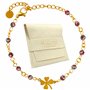 Bracelet en Pierre Naturelle de Grenat Rouge