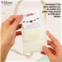 Bracelet en Pierre Naturelle de Grenat Rouge, Lithothérapie pour Femme avec Trèfle Porte Bonheur en Acier Inoxydable. Conçu en F